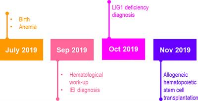 Case report: Severe combined immunodeficiency with ligase 1 deficiency and Omenn-like manifestation